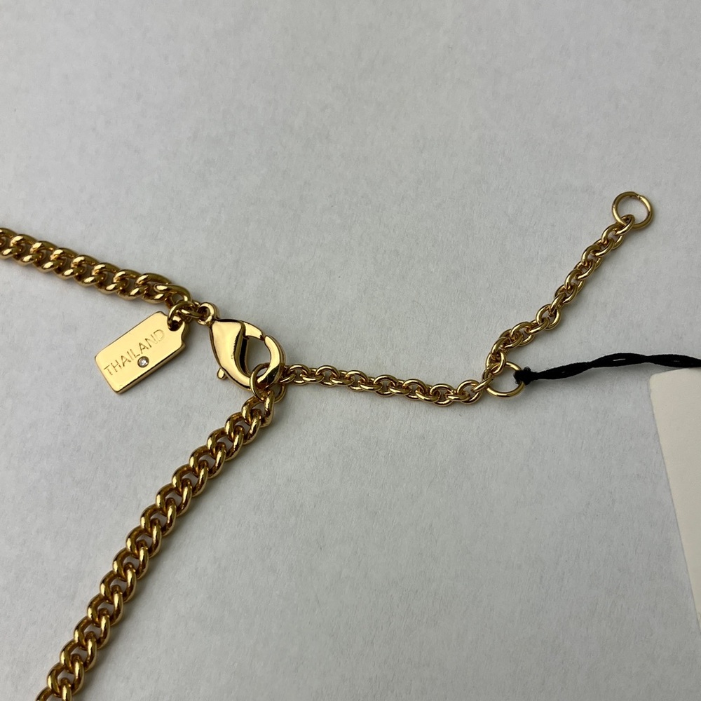 COACH Multicolor Letter Charm Necklace NWT - Picture 9 of 13